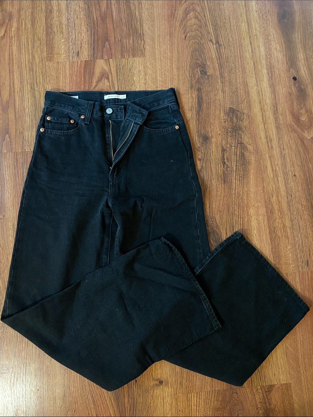 Levi’s Black Ribcage Wide Leg - Women’s 27x32